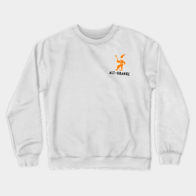 Alt-Orange Crewneck Sweatshirt by Satoshi Symbol